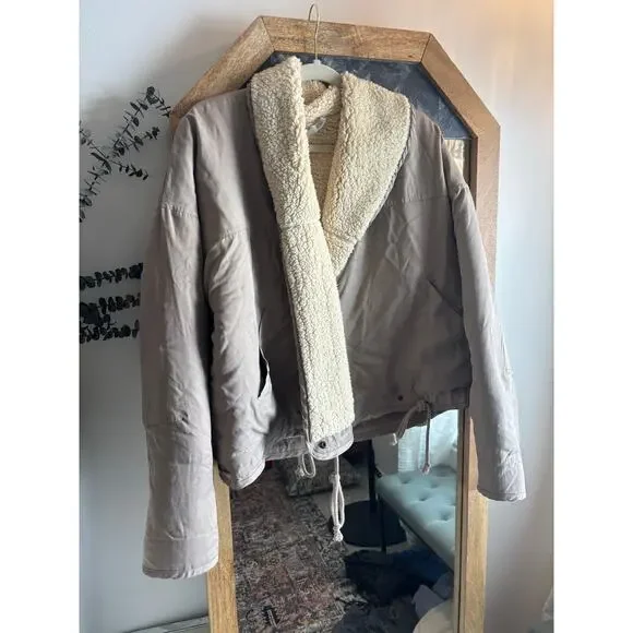 Free People Movement Mix It Up Reversible Sherpa Jacket